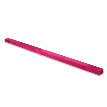2.2m Gymnastics Folding Balance Beam Pink Synthetic Suede Sports & Fitness Kings Warehouse 
