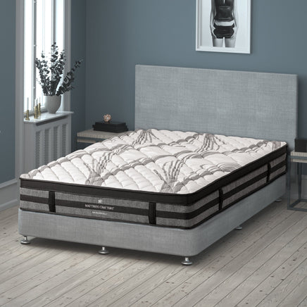 2.3 Excellence Double Mattress 7 Zone Pocket Spring Memory Foam Furniture Frenzy Kings Warehouse 