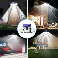 230 LED Solar Lights Outdoor 260LM Waterproof Motion Sensor Security Wall Lamp Home & Garden Kings Warehouse 