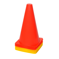 230mm Training Cones Set Witches Hat Football Soccer Rugby Traffic Kings Warehouse 