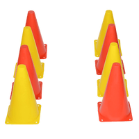 230mm Training Cones Set Witches Hat Football Soccer Rugby Traffic Sports & Fitness Kings Warehouse 