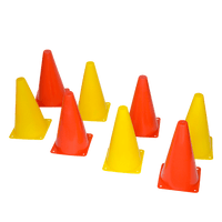 230mm Training Cones Set Witches Hat Football Soccer Rugby Traffic Sports & Fitness Kings Warehouse 