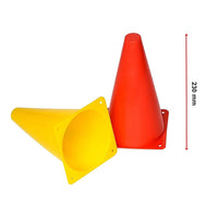 230mm Training Cones Set Witches Hat Football Soccer Rugby Traffic Sports & Fitness Kings Warehouse 