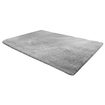 230x160cm Floor Rugs Large Shaggy Rug Area Carpet Bedroom Living Room Mat - Grey Home & Garden Kings Warehouse 