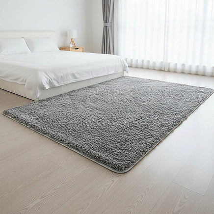 230x160cm Floor Rugs Large Shaggy Rug Area Carpet Bedroom Living Room Mat - Grey Home & Garden Kings Warehouse 