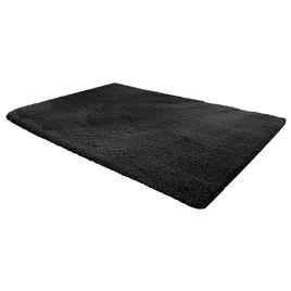 230x200cm Floor Rugs Large Shaggy Rug Area Carpet Bedroom Living Room Mat - Black Home & Garden Kings Warehouse 