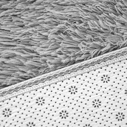 230x200cm Floor Rugs Large Shaggy Rug Area Carpet Bedroom Living Room Mat - Grey Home & Garden Kings Warehouse 