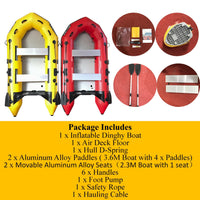 2.3m Inflatable Dinghy Boat Tender Pontoon Rescue- Red Kings Warehouse 