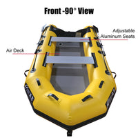 2.3m Inflatable Dinghy Boat Tender Pontoon Rescue- Yellow Kings Warehouse 