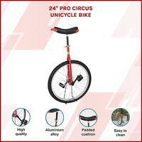 24'' Pro Circus Unicycle Bike Gift & Novelty Kings Warehouse 