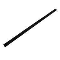 2.4m (8FT) Gymnastics Folding Balance Beam Black Synthetic Suede