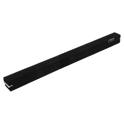2.4m (8FT) Gymnastics Folding Balance Beam Black Synthetic Suede Sports & Fitness Kings Warehouse 