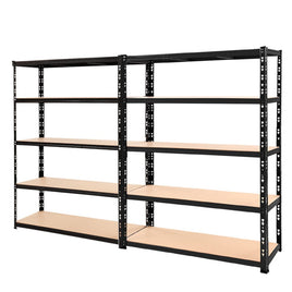 2.4MX1.8M Garage Shelving Warehouse Rack Pallet Racking Storage Steel Black Spring Savings: Outdoor Living Kings Warehouse 