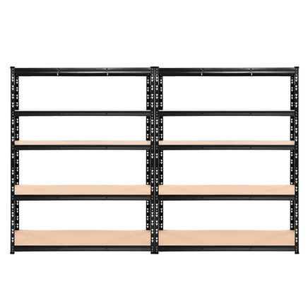2.4MX1.8M Garage Shelving Warehouse Rack Pallet Racking Storage Steel Black Spring Savings: Outdoor Living Kings Warehouse 