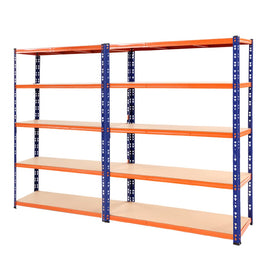 2.4MX1.8M Garage Shelving Warehouse Rack Pallet Racking Storage Steel Orange&Blue Spring Savings: Outdoor Living Kings Warehouse