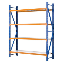 2.4Mx2M Garage Shelving Warehouse Rack Pallet Racking Storage Shelf Blue Kings Warehouse 