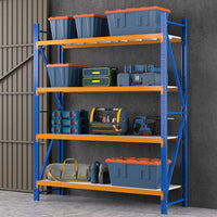 2.4Mx2M Garage Shelving Warehouse Rack Pallet Racking Storage Shelf Blue Kings Warehouse 