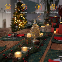 24PCS Flameless LED Tea Light Tealight Candle Wedding Decoration Occasions Kings Warehouse 