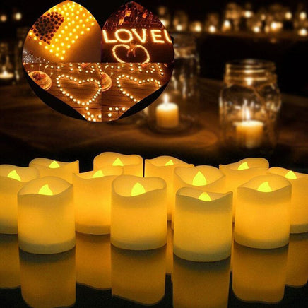 24PCS Flameless LED Tea Light Tealight Candle Wedding Decoration Occasions Kings Warehouse 