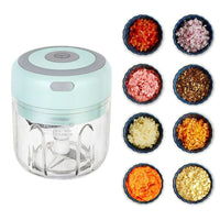 250ML Electric Garlic Food Chopper Vegetable Chopper Grinder Blender Crusher+100ML Cup Kings Warehouse 