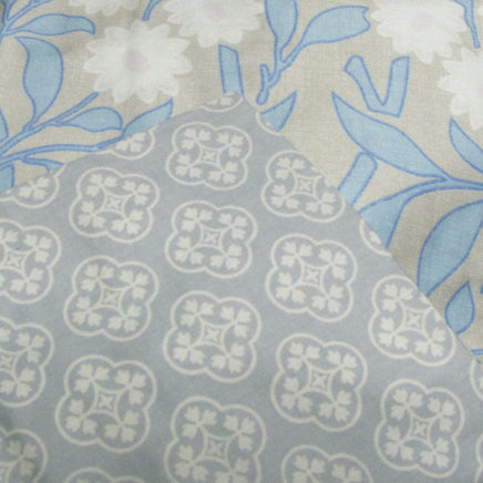 250TC Florence Cotton Reversible Quilt Cover Set Queen Home & Garden Kings Warehouse 