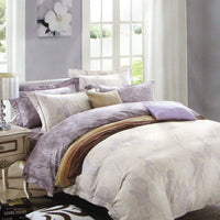 250TC Gilmore Cotton Reversible Quilt Cover Set Queen Home & Garden Kings Warehouse 