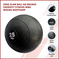 25kg Slam Ball No Bounce Crossfit Fitness MMA Boxing BootCamp Kings Warehouse 