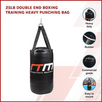 25lb Double End Boxing Training Heavy Punching Bag Kings Warehouse 