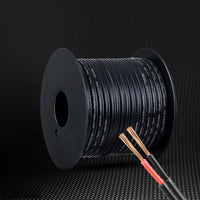 2.5MM 30M Twin Core Wire Electrical Cable Electric Extension Car 450V 2 Sheath Auto Accessories Kings Warehouse 