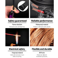 2.5MM 30M Twin Core Wire Electrical Cable Electric Extension Car 450V 2 Sheath Auto Accessories Kings Warehouse 