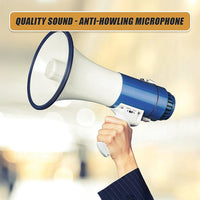 25W Megaphone PA System Loud Speaker Voice Recorder Audio & Video Kings Warehouse 