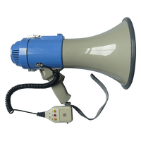 25W Megaphone PA System Loud Speaker Voice Recorder