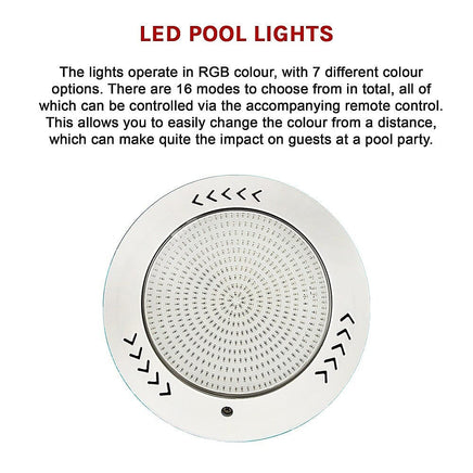 25w Swimming Pool Lights Led 12-32V Resin Filled Underwater Spa lamp Home & Garden Kings Warehouse 