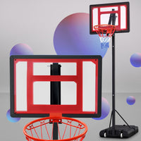 2.6M Basketball Hoop Stand System Portable Kid Sports & Fitness Kings Warehouse 