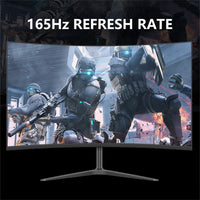 27" Curved LED Panel 2560x1440p Refresh Rate 165HZ Monitor Aspect Ratio 16:9 Winter Fun Indoors Kings Warehouse 