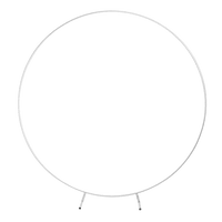 2M Wedding Hoop Round Circle Arch Backdrop Flower Display Stand Frame Background Home & Garden KingsWarehouse 
