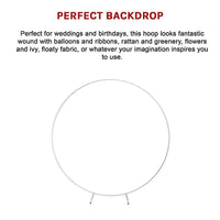 2M Wedding Hoop Round Circle Arch Backdrop Flower Display Stand Frame Background Home & Garden KingsWarehouse 