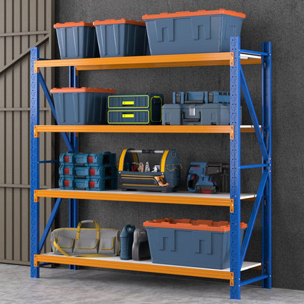 2Mx2M Garage Shelving Warehouse Rack Pallet Racking Storage Shelf Blue Kings Warehouse 