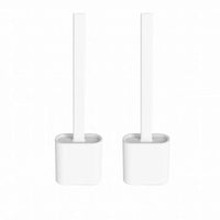 2PCS Bathroom Silicone Bristles Toilet Brush with Holder Creative Cleaning Brush Kings Warehouse 