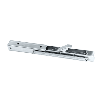2x 10" Stainless Steel Folding Table Bracket Shelf Bench 50kg Load Heavy Duty Furniture Kings Warehouse 