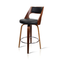 2x Bar Stools Swivel Leather Chair 65cm Furniture Kings Warehouse 