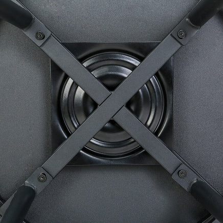 2x Bar Stools Swivel Metal Chairs Furniture Kings Warehouse 