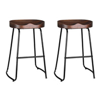 2x Bar Stools Tractor Seat 65cm Furniture Kings Warehouse 