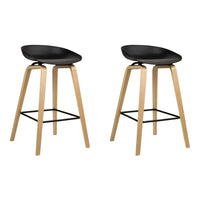 2x Bar Stools Wooden Furniture Kings Warehouse 