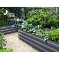 2x Garden Bed 120x90cm Planter Box Raised Container Galvanised Herb Home & Garden Kings Warehouse 