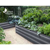 2x Garden Bed 210x90cm Planter Box Raised Container Galvanised Herb Home & Garden Kings Warehouse 