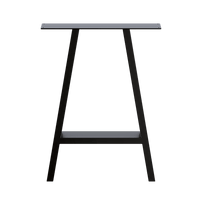 2x Rustic Dining Table Legs Steel Industrial Vintage 71cm - Black Home & Garden Kings Warehouse 