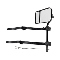2x Towing Mirrors Pair Clip on Multi Fit Clamp On Towing Caravan 4X4 Trailer Tools Kings Warehouse 