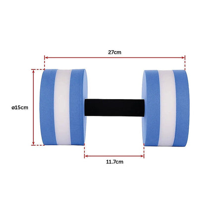 2x Water Aerobics Dumbbell EVA Aquatic Barbell Aqua Fitness Sports & Fitness Kings Warehouse 