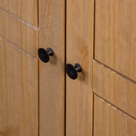 3-Door Wardrobe 118x50x171.5 cm Pine Panama Range bedroom furniture Kings Warehouse 